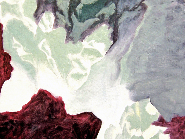 Lava & Ice, Oil on canvas, 12 x 16 inches, 2008